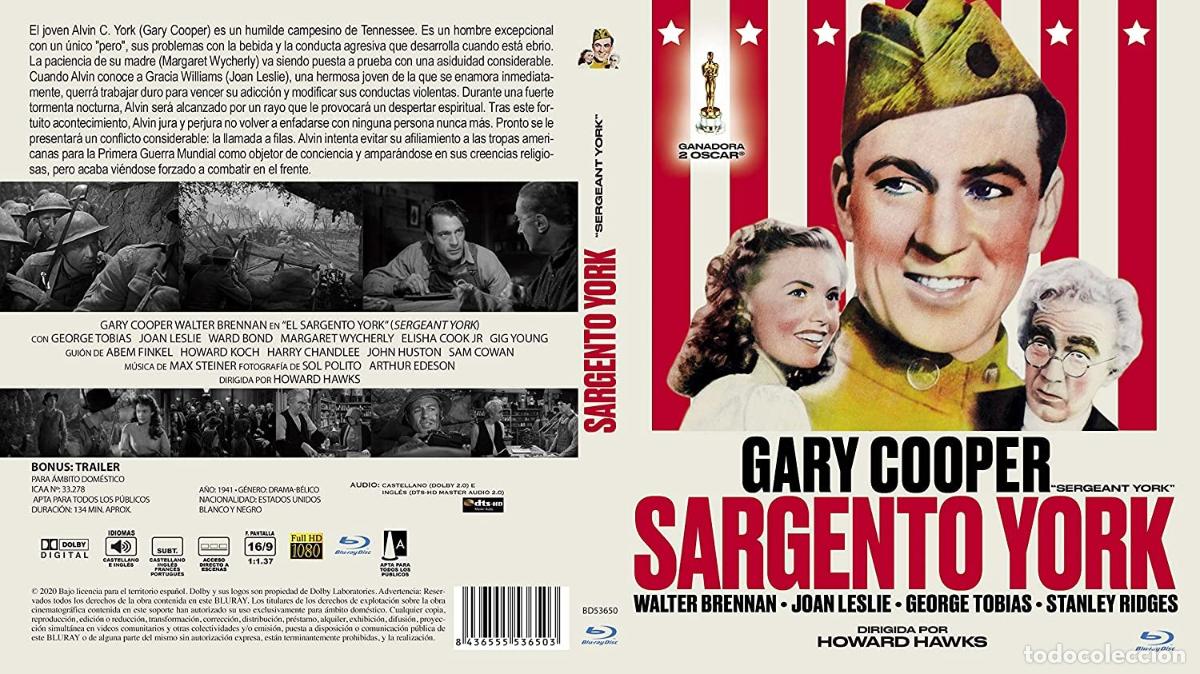 Cine: El sargento York [Blu-ray] (1941) Sergeant York - Foto 3