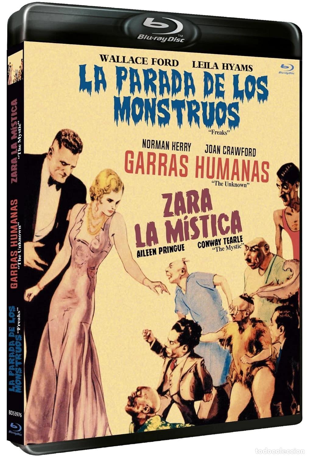 Cin&eacute;ma: La Parada de los Monstruos + Garras Humanas + Zara la M&iacute;stica [Blu-ray] (1932,1925,1927) Freaks + Th
