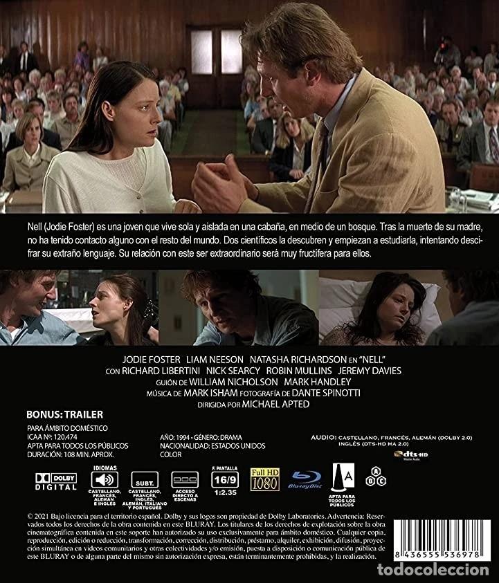 Cine: Nell [Blu-ray] (1994) - Foto 2