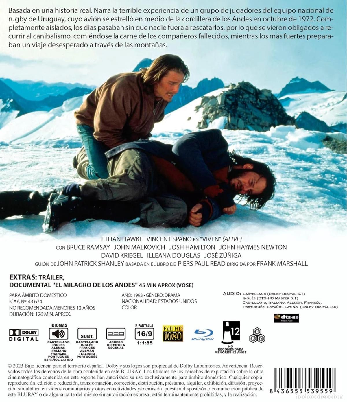 Cine: &iexcl;Viven! [Blu-ray] (1993) Alive! - Foto 2