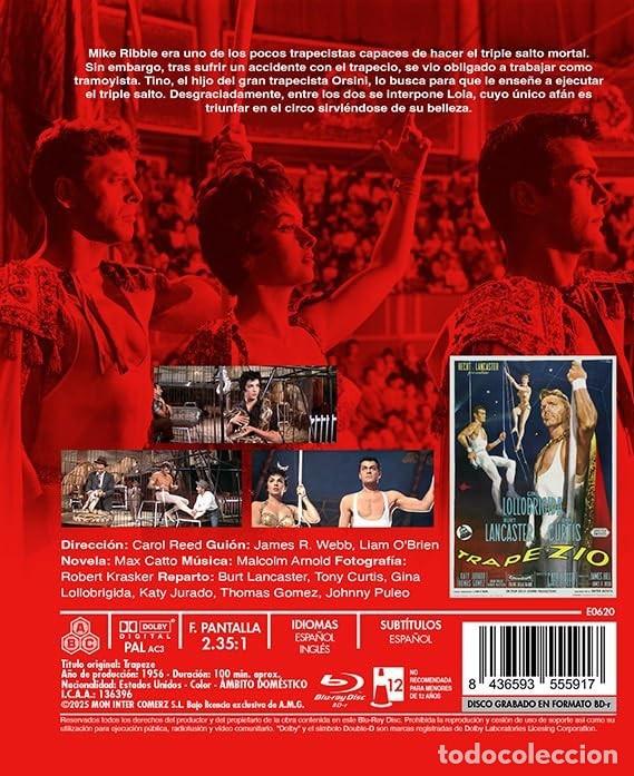Cine: Trapecio [Blu-ray R] (1956) Trapeze - Foto 2