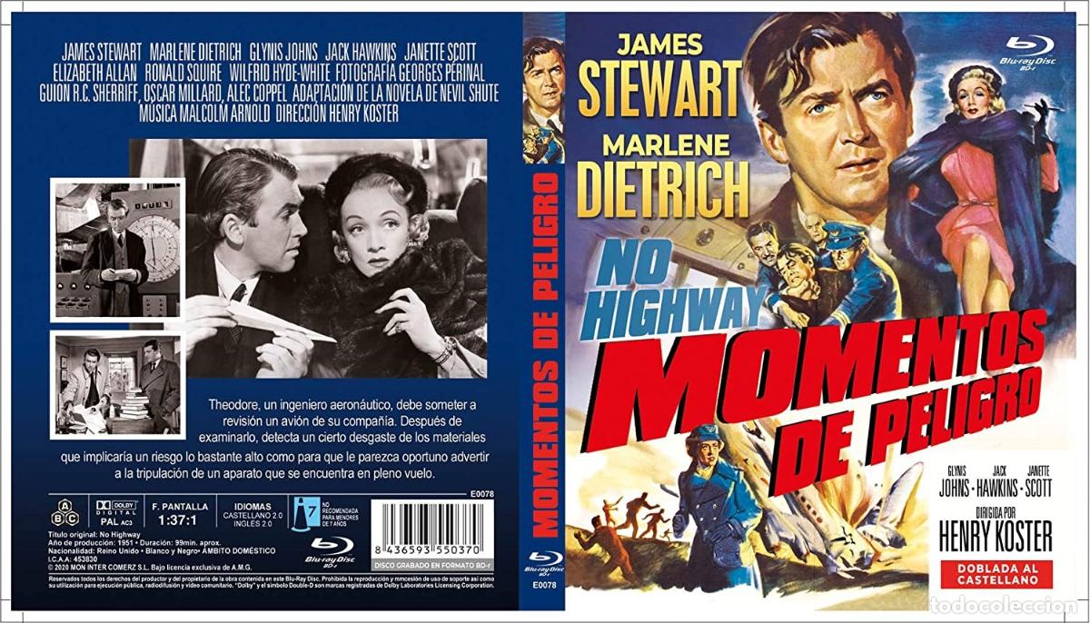 Cinema: Momentos De Peligro [Blu-ray R] (1951) No Highway