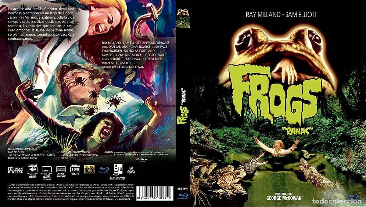 Cine: Ranas [Blu-ray] (1972) Frogs - Foto 3