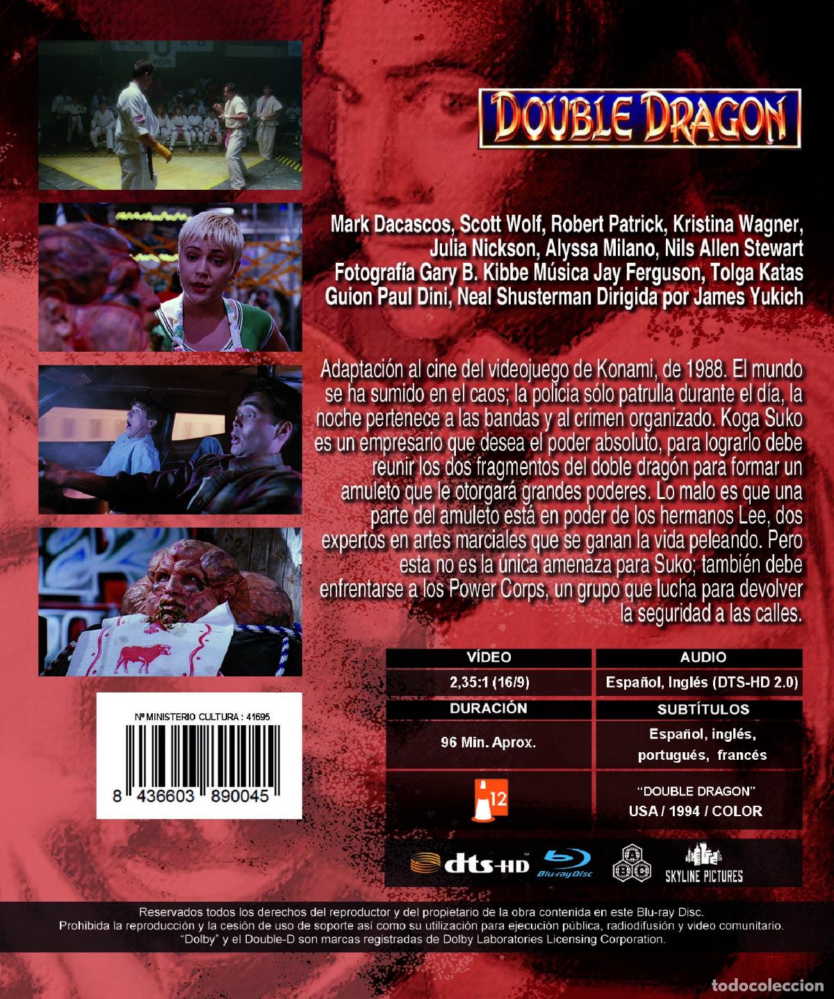 Cine: Double Dragon Blu Ray 1994 - Foto 2