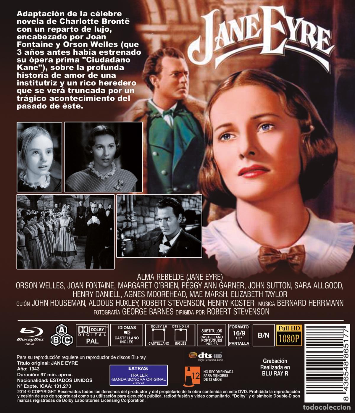 Cinema: Alma Rebelde1943 (BLU-RAYr) Jane Eyre