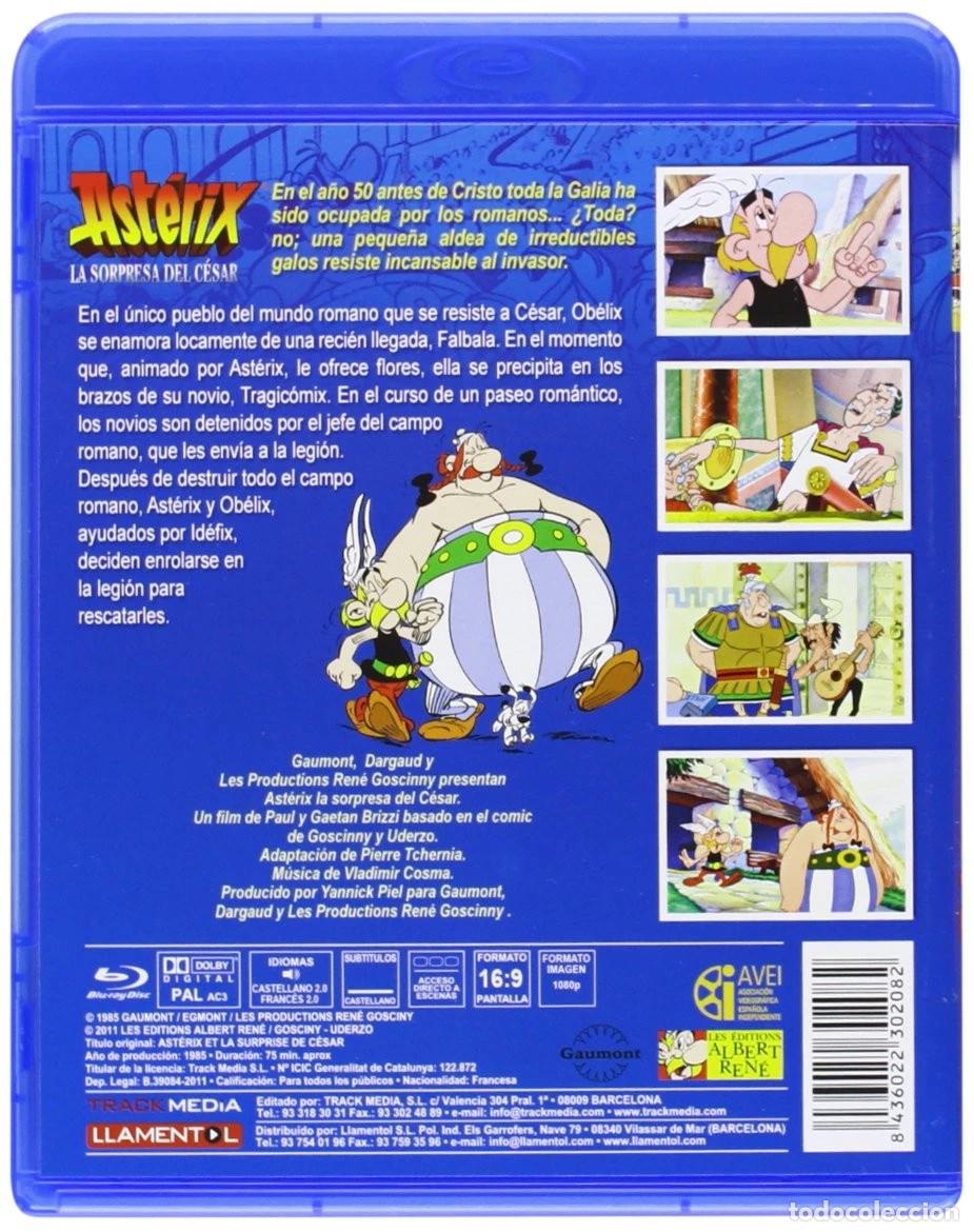 Cine: ASTERIX. LA SORPRESA DEL CESAR (BLU RAY-R) - Foto 2