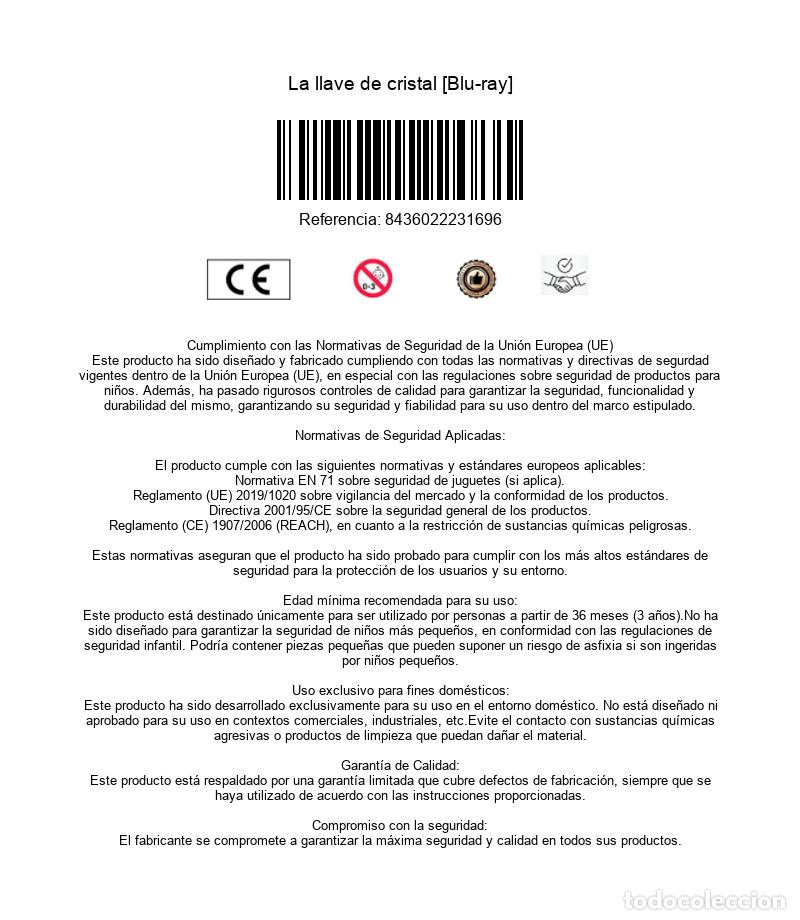Cine: La llave de cristal [Blu-ray] - Foto 3