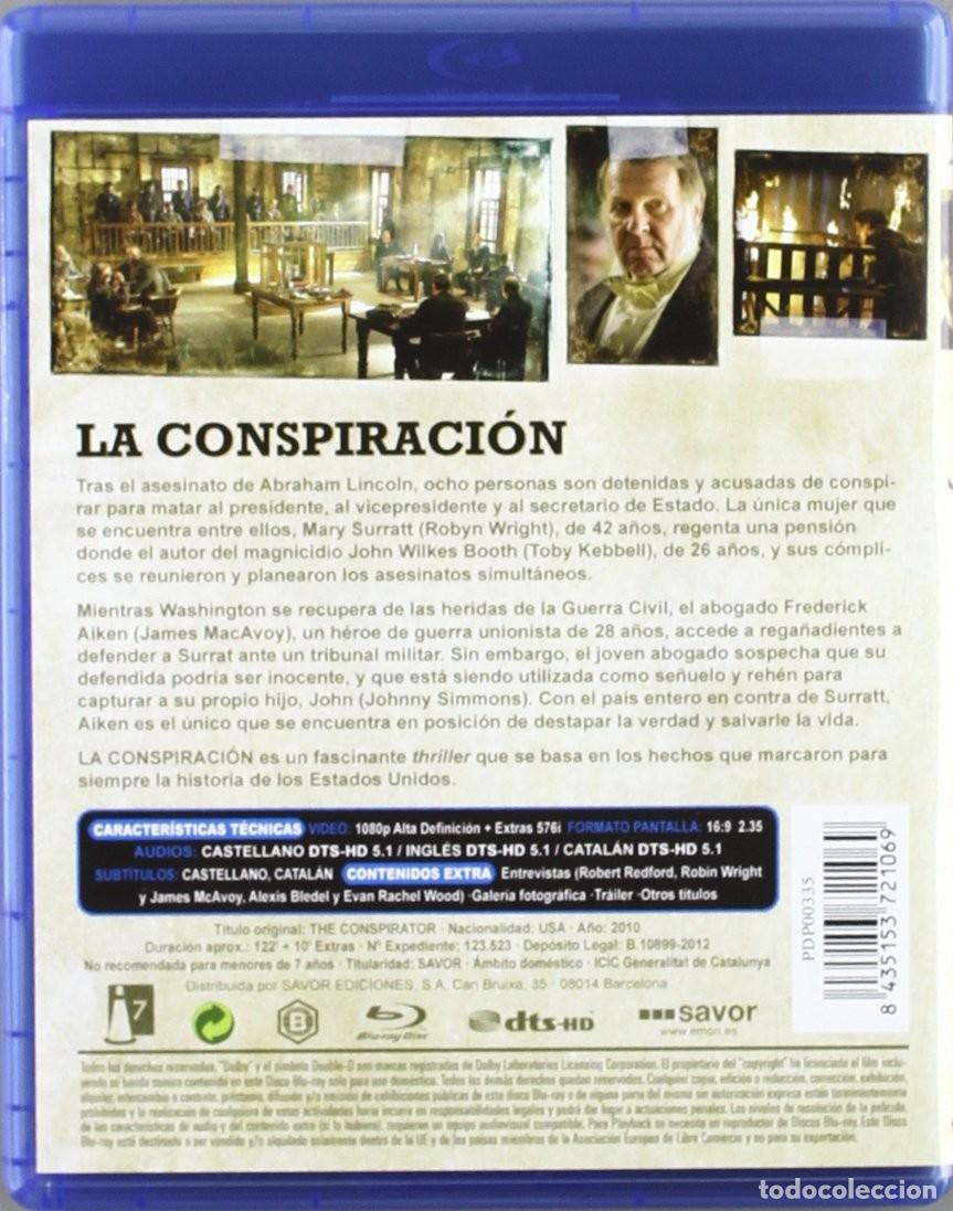 Cine: LA CONSPIRACION (BLU-RAY) - Foto 2