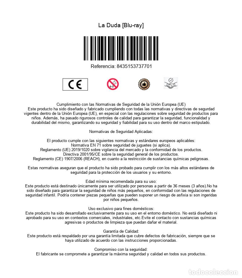 Cine: La Duda [Blu-ray] - Foto 3