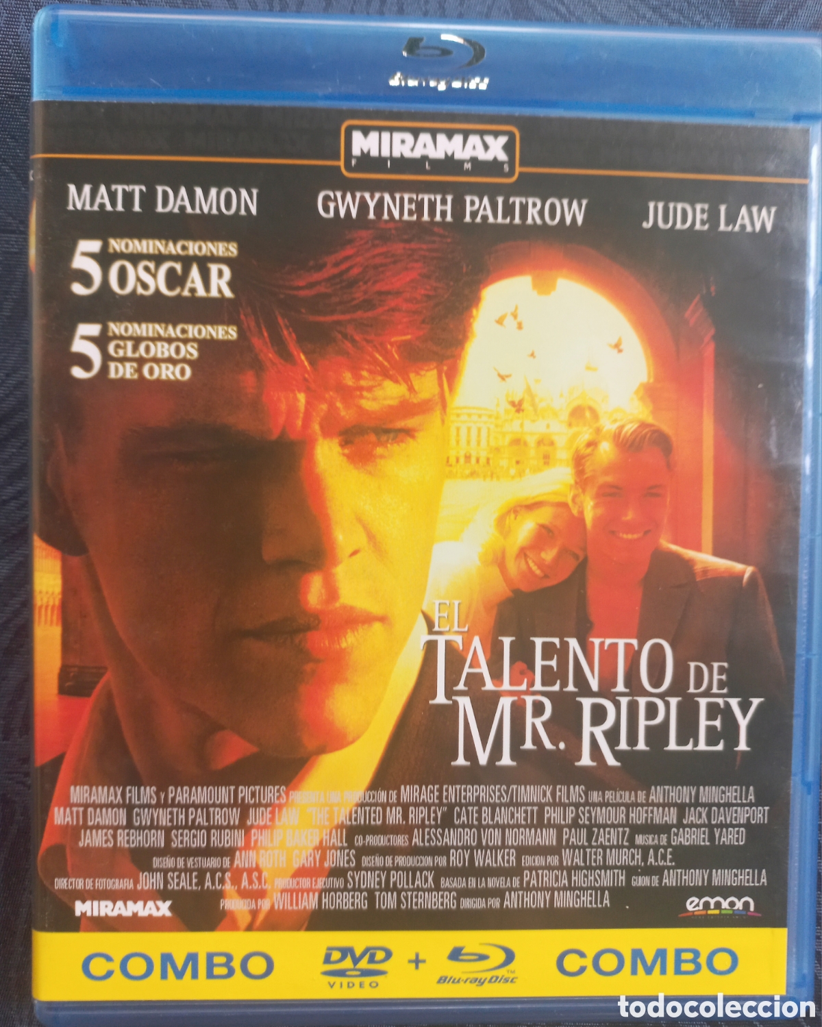 Cine: BLUE-RAY EL TALENTO DE MR.RIPLEY
