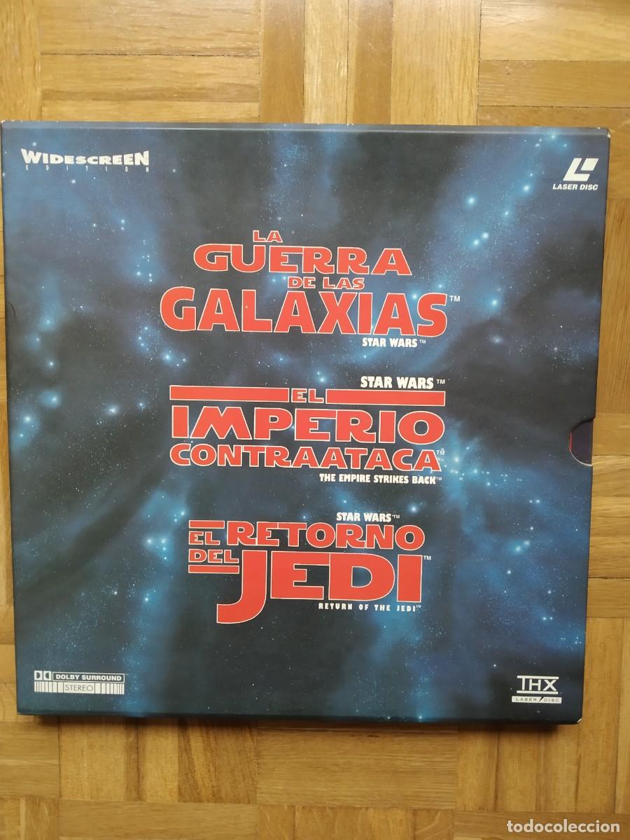 Cine: TRILOGIA STAR WARS LASER DISC PERFECTO ESTADO LA GUERRA GALAXIAS IMPERIO CONTRAATACA RETORNO JEDI VE
