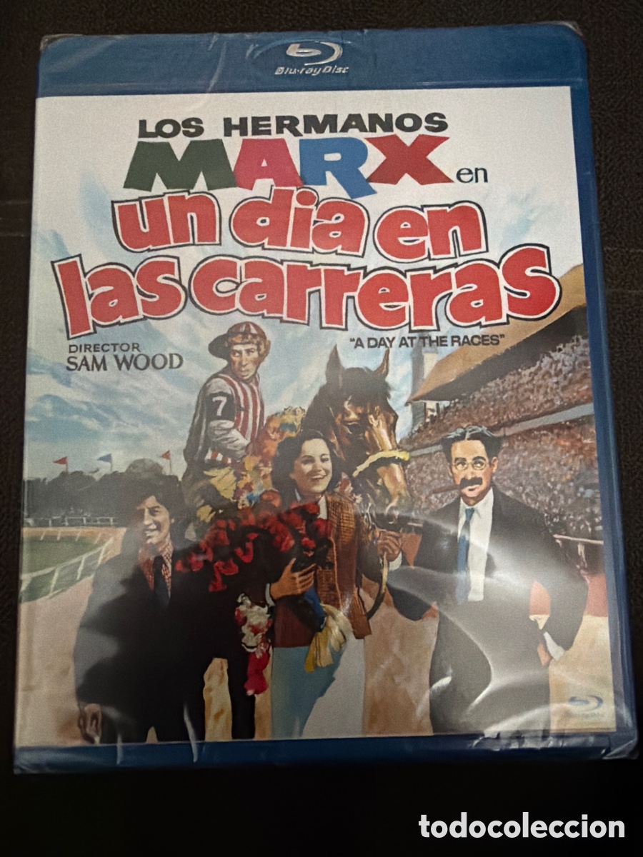 Cine: Un d&iacute;a en las carreras ( Los Hermanos Marx ) BLU-RAY PRECINTADO