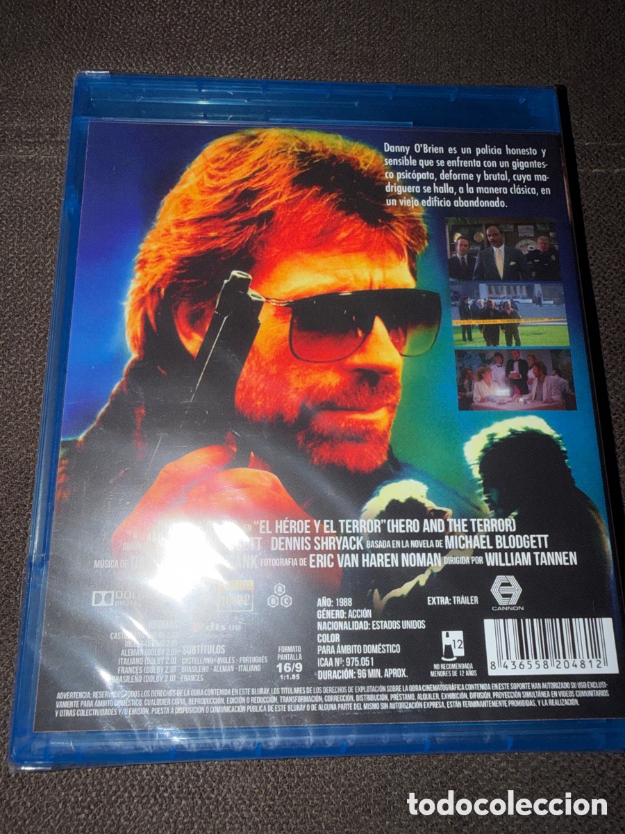 Cine: El h&eacute;roe y el terror ( Chuck Norris ) BLU-RAY PRECINTADO - Foto 2