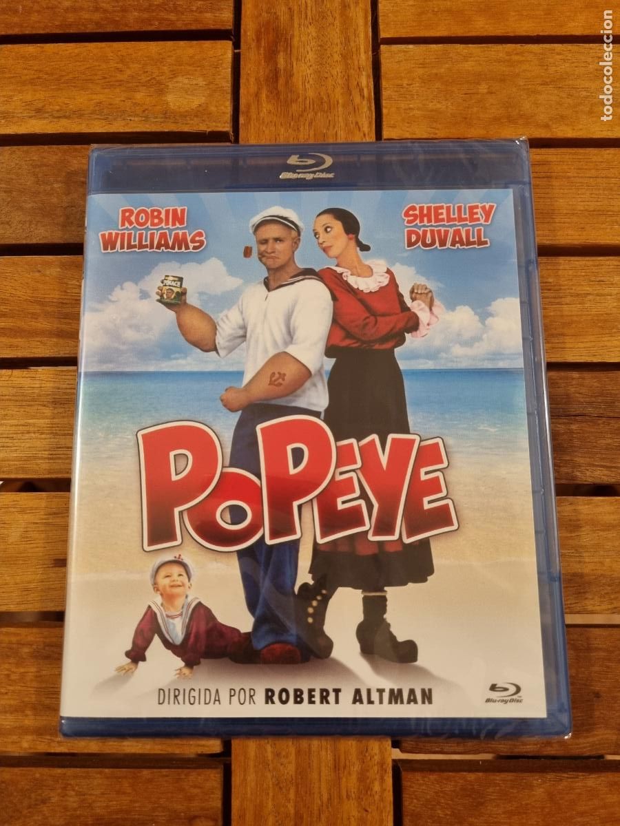 Cine: Popeye - Blu-ray nuevo - Robin Williams y Shelley Duvall
