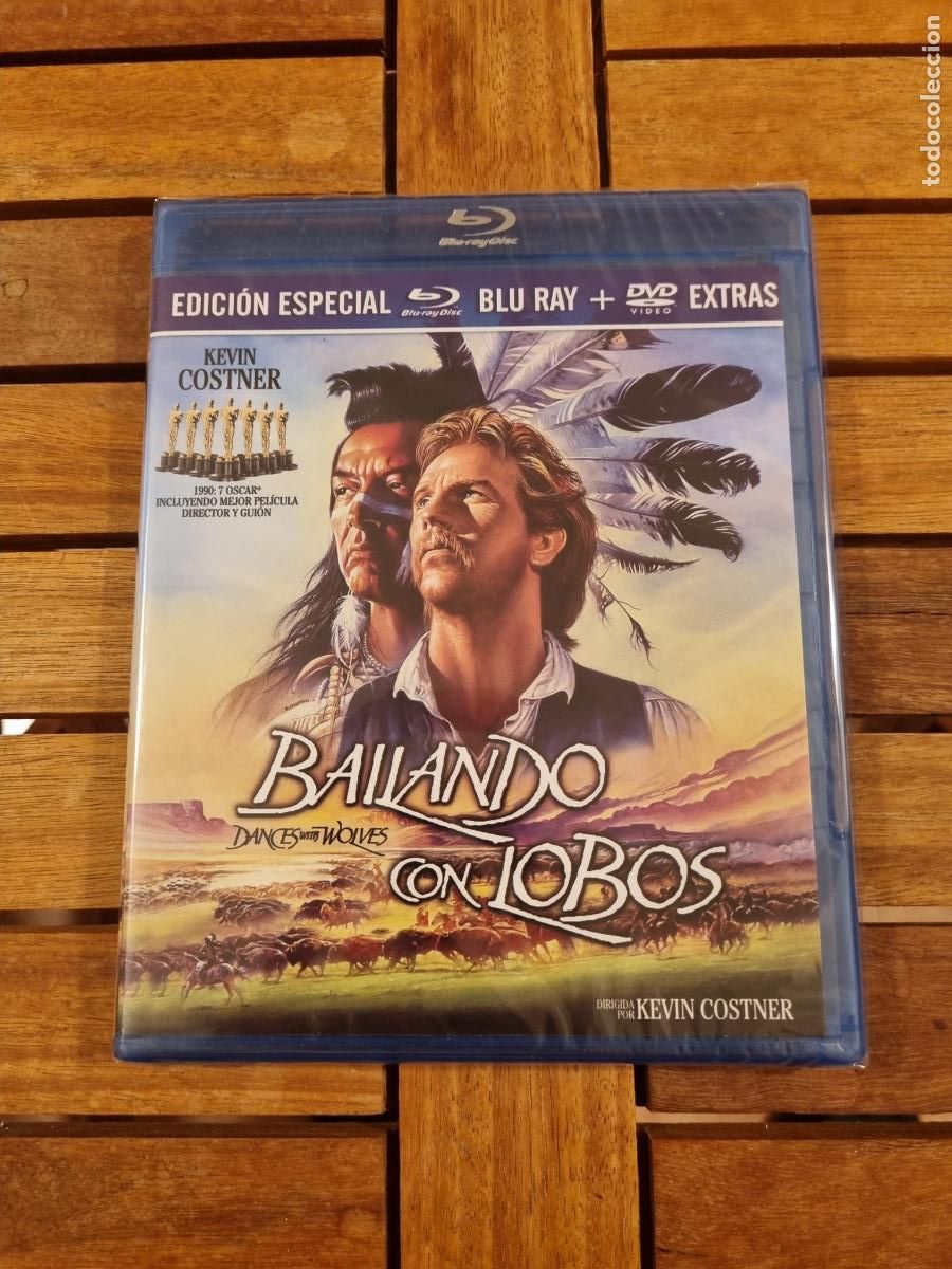 Cine: Bailando con lobos - Blu-ray nuevo - Dances with Wolves - Edici&oacute;n especial Blu-ray + DVD extras
