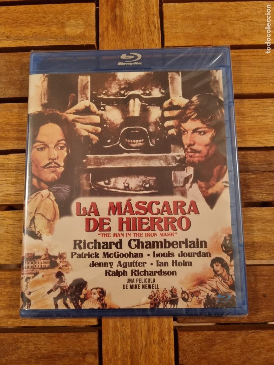 Cine: La m&aacute;scara de hierro - Blu-ray nuevo - The man in the iron mask - Richard Chamberlain