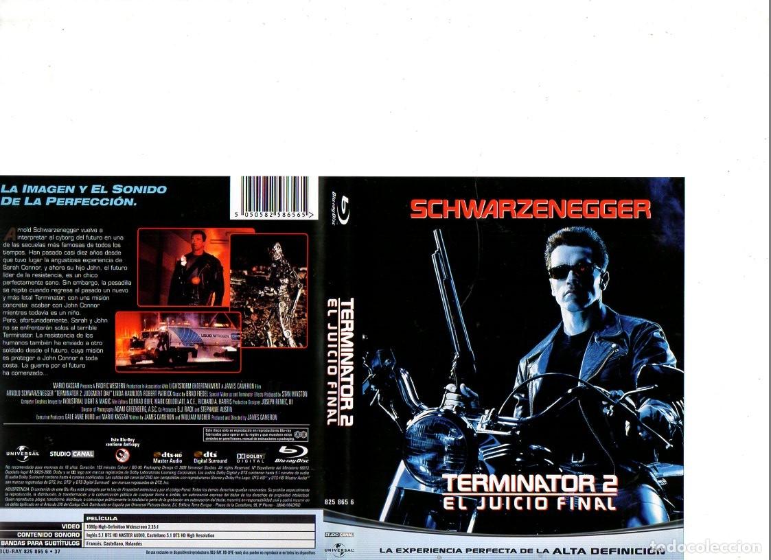 Cine: TERMINATOR 2 EL JUICIO FINAL:ARNOLD SCHWARZENEGGER BLU-RAY ORIGINAL
