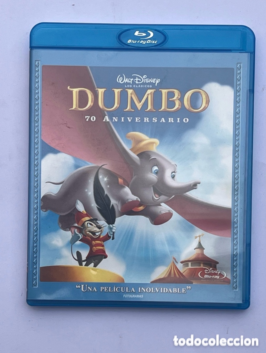 Cine: Dumbo 70 Aniversario Blu-ray | Edici&oacute;n en Espa&ntilde;ol | Cl&aacute;sico Disney Original