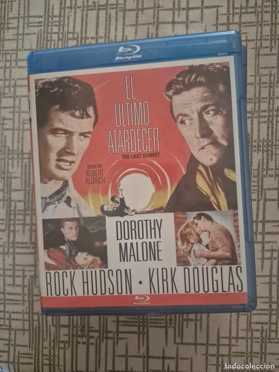 Cine: El ultimo atardecer, blu ray disc Robert Aldrich Rock Hudson Kirk Douglas Dorothy Malone