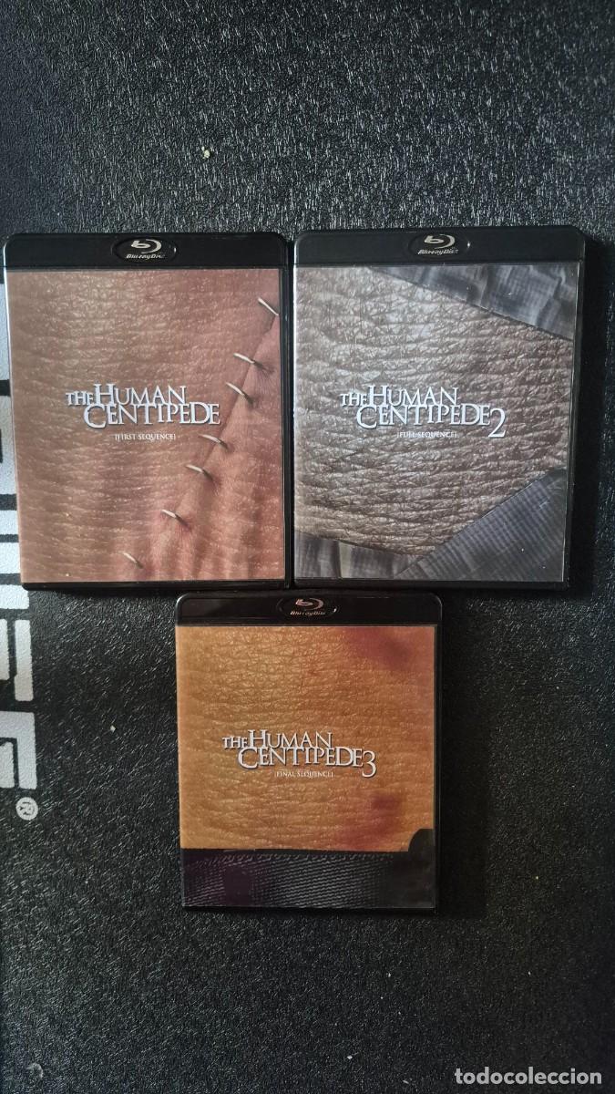 Cine: Trilogia The Human Centipede (El ciempi&eacute;s humano) 3 discos blu ray Edici&oacute;n espa&ntilde;ola Six