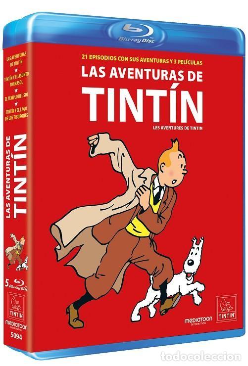 Cine: BLURAY Las Aventuras de Tintin (21 aventuras m&aacute;s 3 pel&iacute;culas) (Precintado)