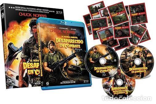 Cine: BLURAY Pack Trilog&iacute;a Desaparecido en Combate Ed. Limitada con postales (Precintado)