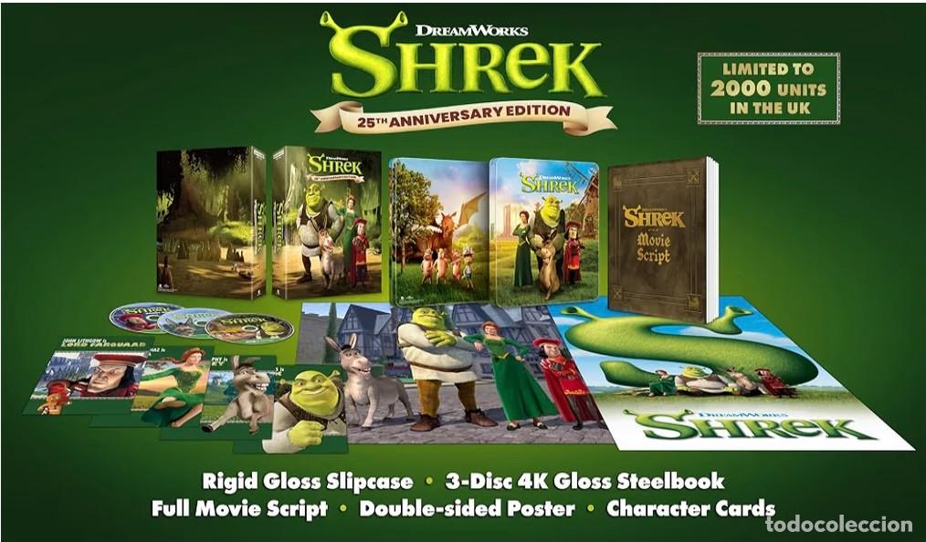 Cine: SHREK EDICION COLECCIONISTA METALICA LIMITADA 25 ANIVERSARIO