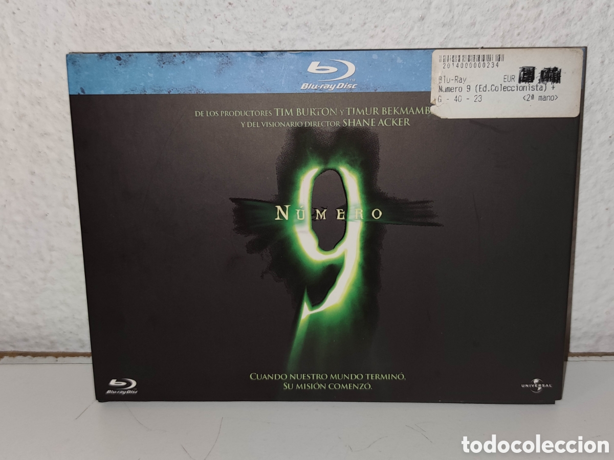 Cinema: Blu-ray - Numero 9 - Edicion coleccionistas - Libro - Shane Acker, Tim Burton - Bluray