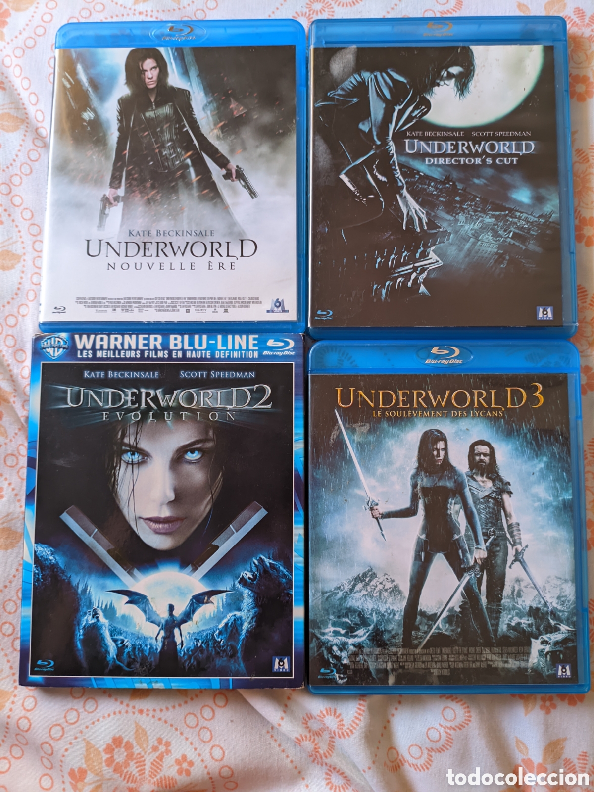 Cine: Blu Ray saga Underworld 1,2,3 y 4