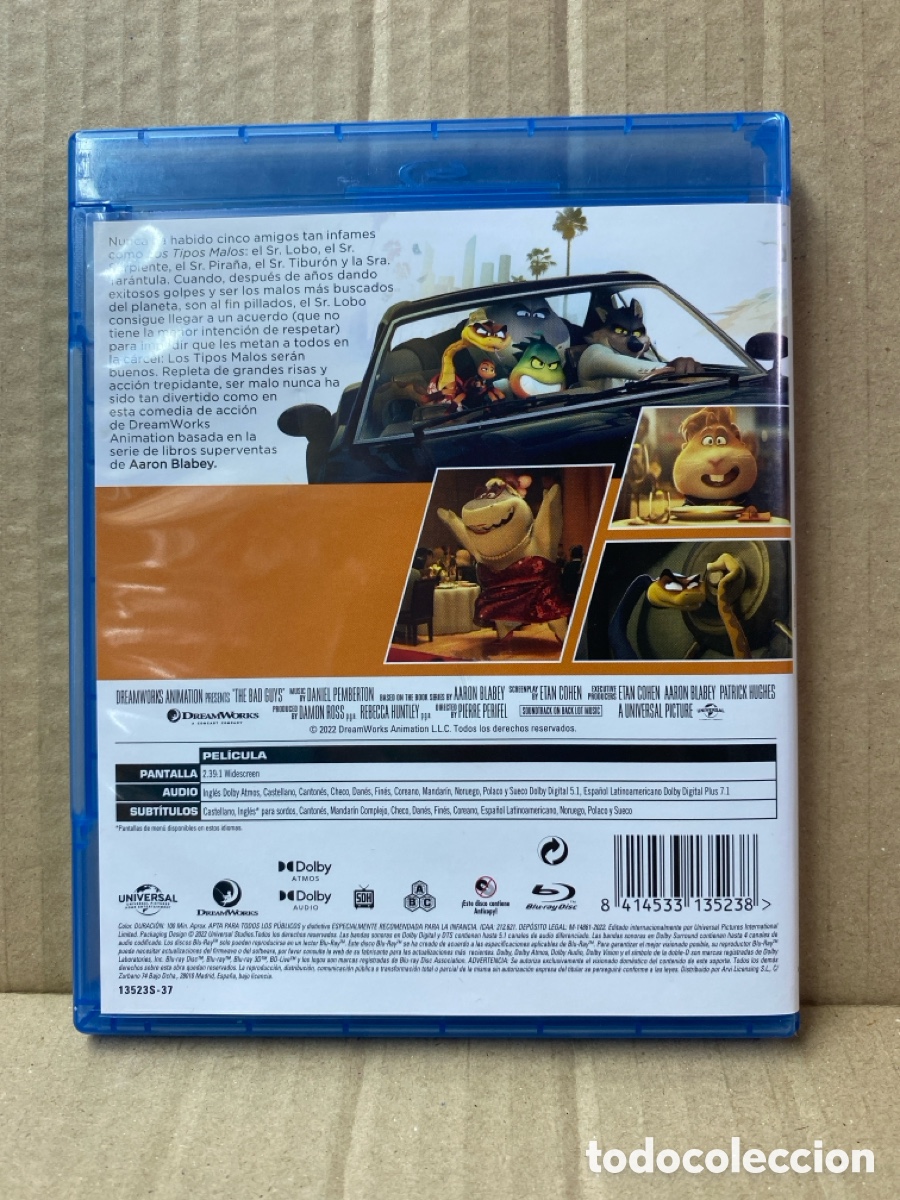Cine: BLU RAY LOS TIPOS MALOS. COMO NUEVO - Foto 2