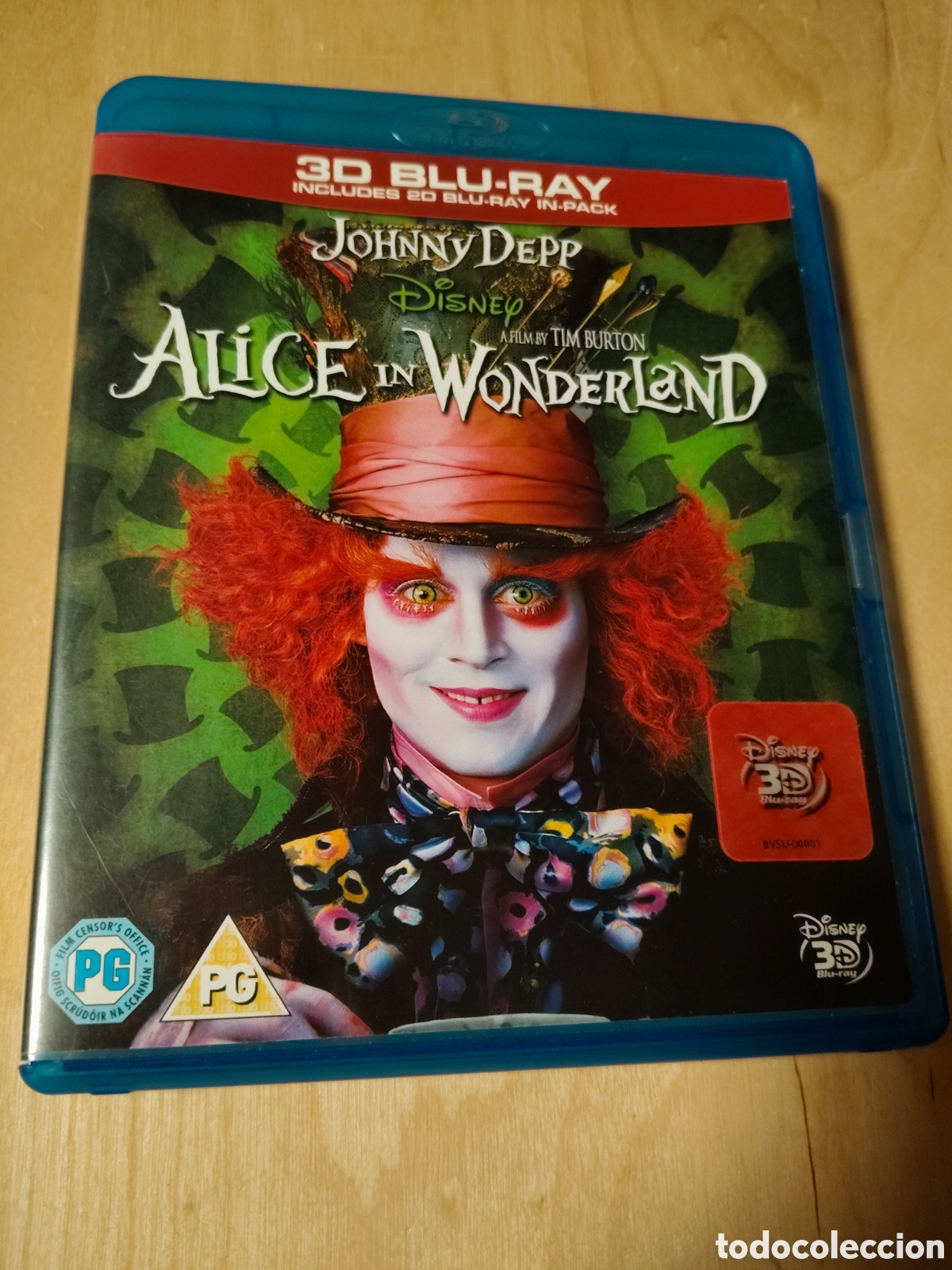 Cine: RB22 Alicia en el pa&iacute;s de las maravillas 3D BLURAY SEGUNDAMANO