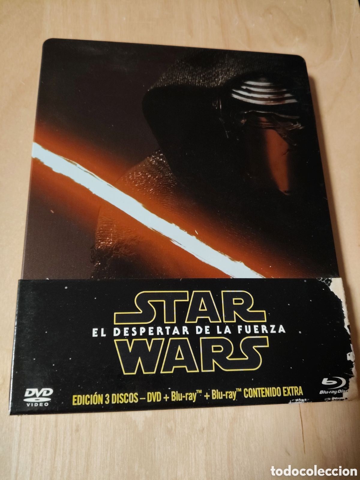 Cine: RB22 star wars el despertar de la fuerza steelbook BLURAY SEGUNDAMANO