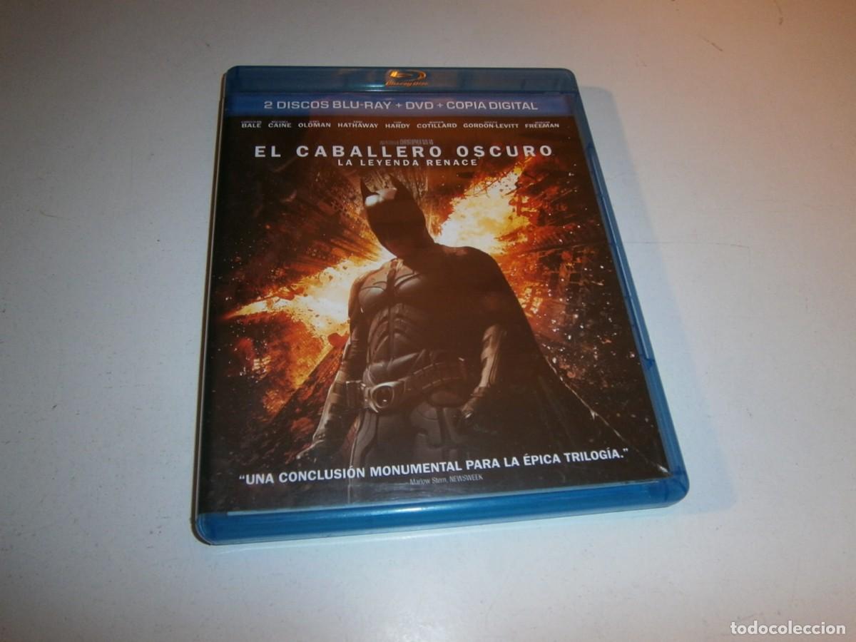 Cine: EL CABALLERO OSCURO LA LEYENDA RENACE BLU-RAY EDICION 2 DISCOS + DVD CHRISTIAN BALE MICHAEL CAINE
