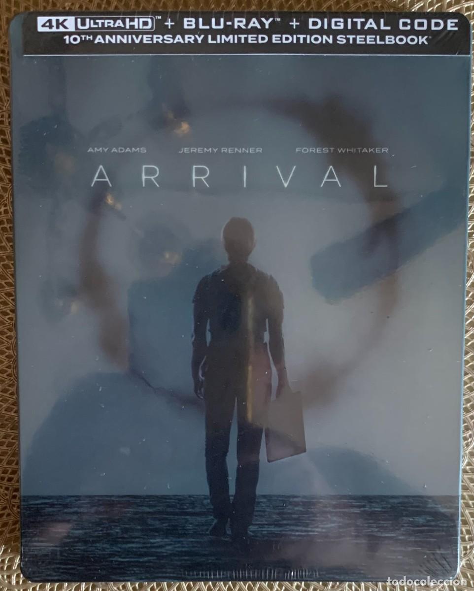 Cine: LA LLEGADA (THE ARRIVAL DENNIS VILLENEUVE,2016).EDICION LIMITADA METALICA 4K+BL