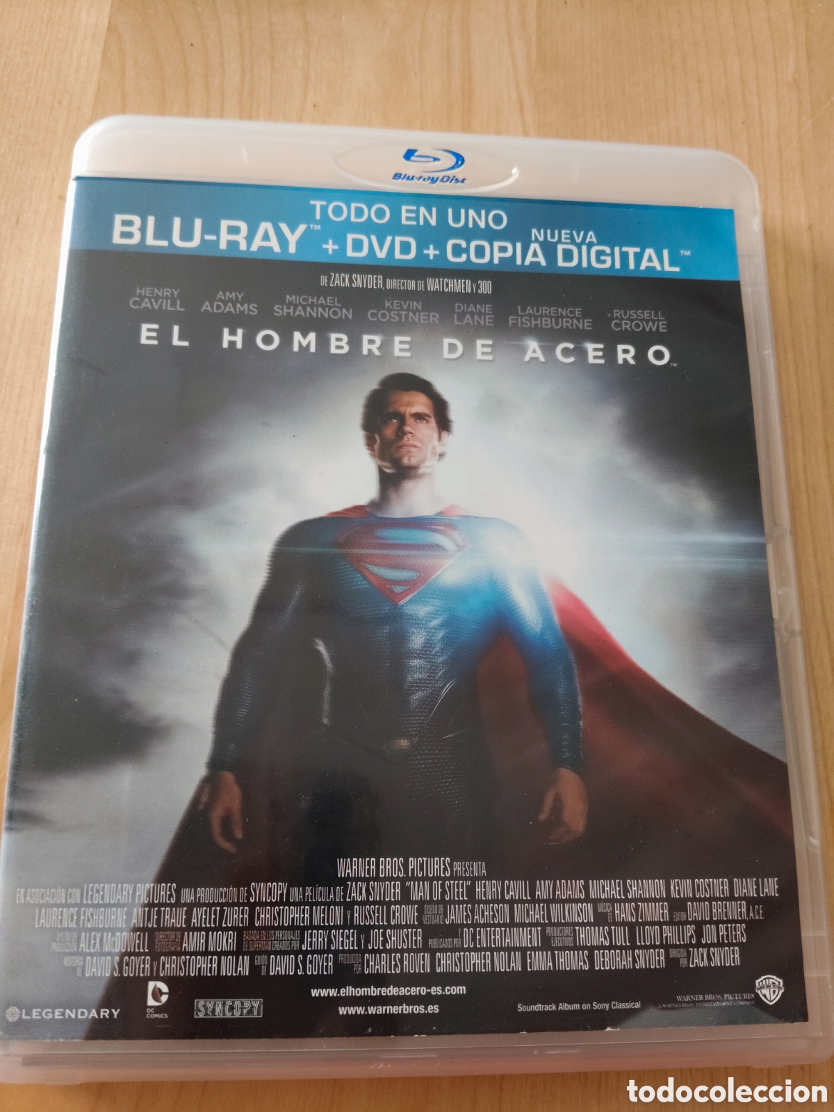 Cine: RB8 el hombre de acero BLURAY SEGUNDAMANO