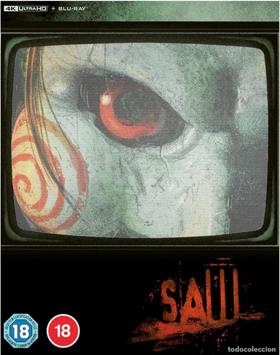 Cine: SAW (JAMES WAN 2004)- EDICION METALICA LIMITADA 4K UHD+BL
