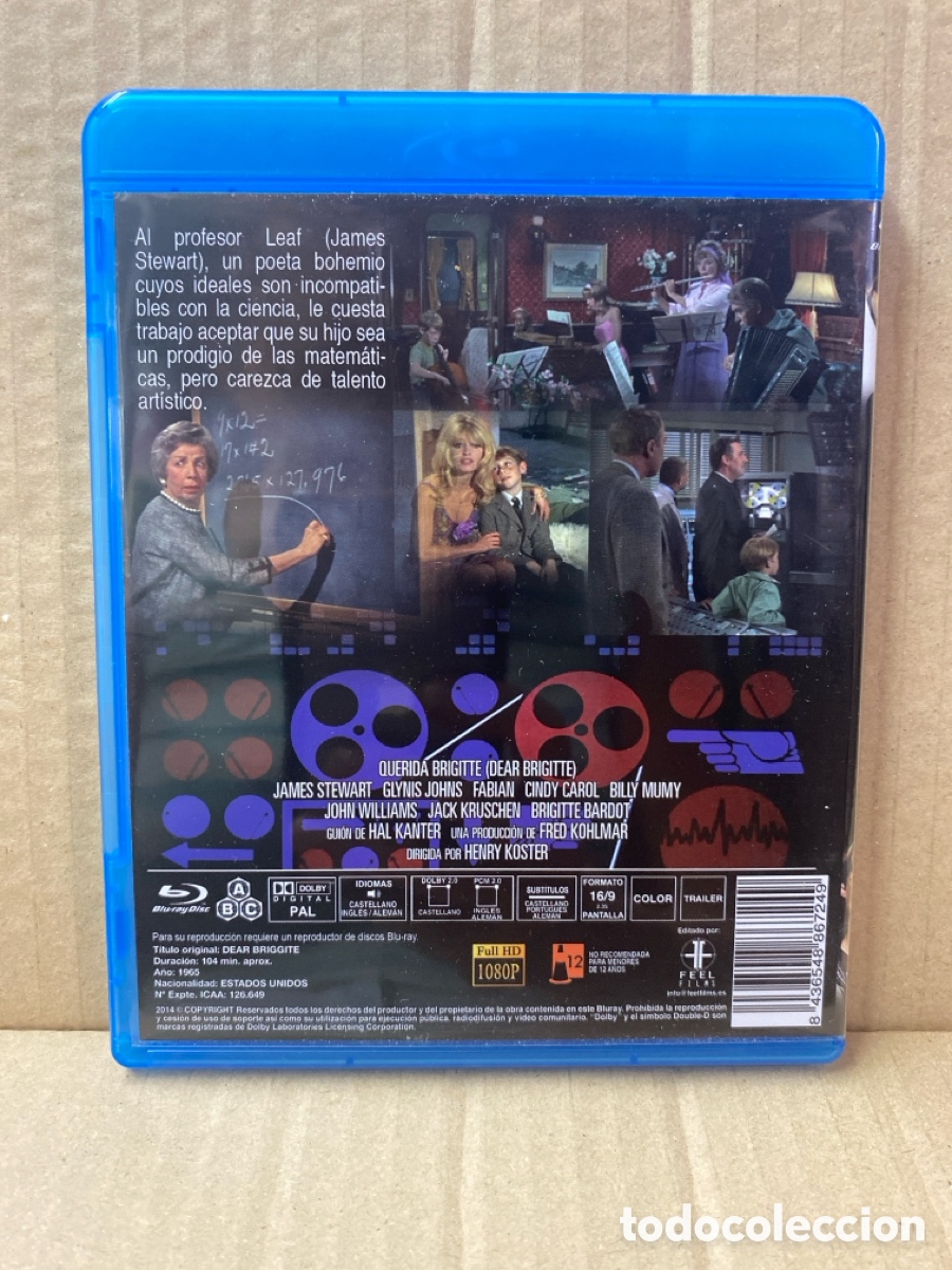 Cine: BLU RAY QUERIDA BRIGITTE. - Foto 2