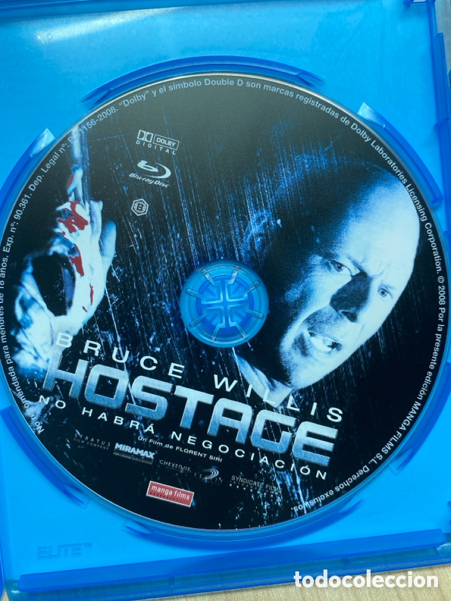 Cine: BLU RAY + DVD HOSTAGE. 2 discos. BRUCE WILLIS - Foto 3