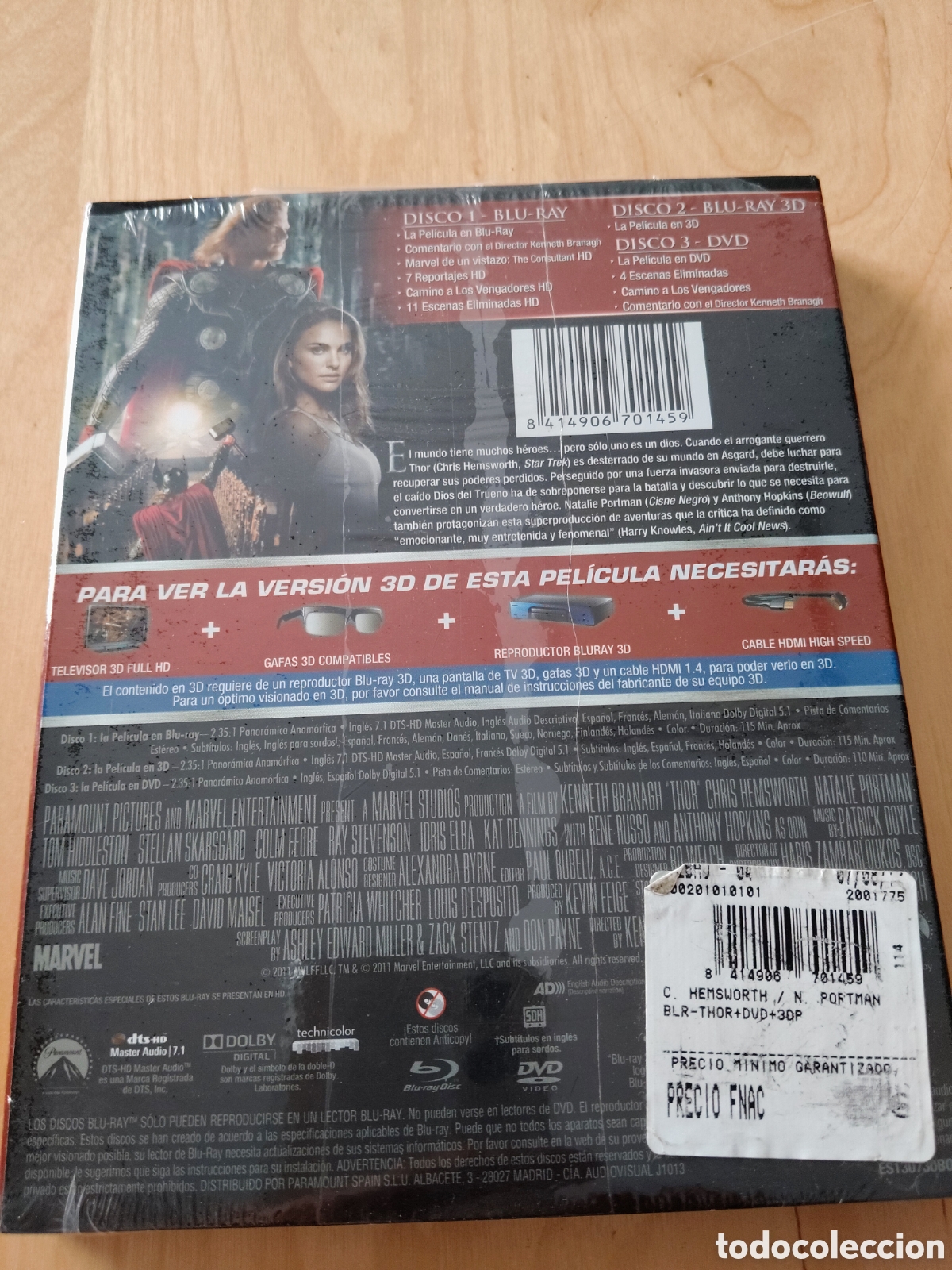 Cine: RB21 Thor 3D BLURAY PRECINTADO - Foto 2