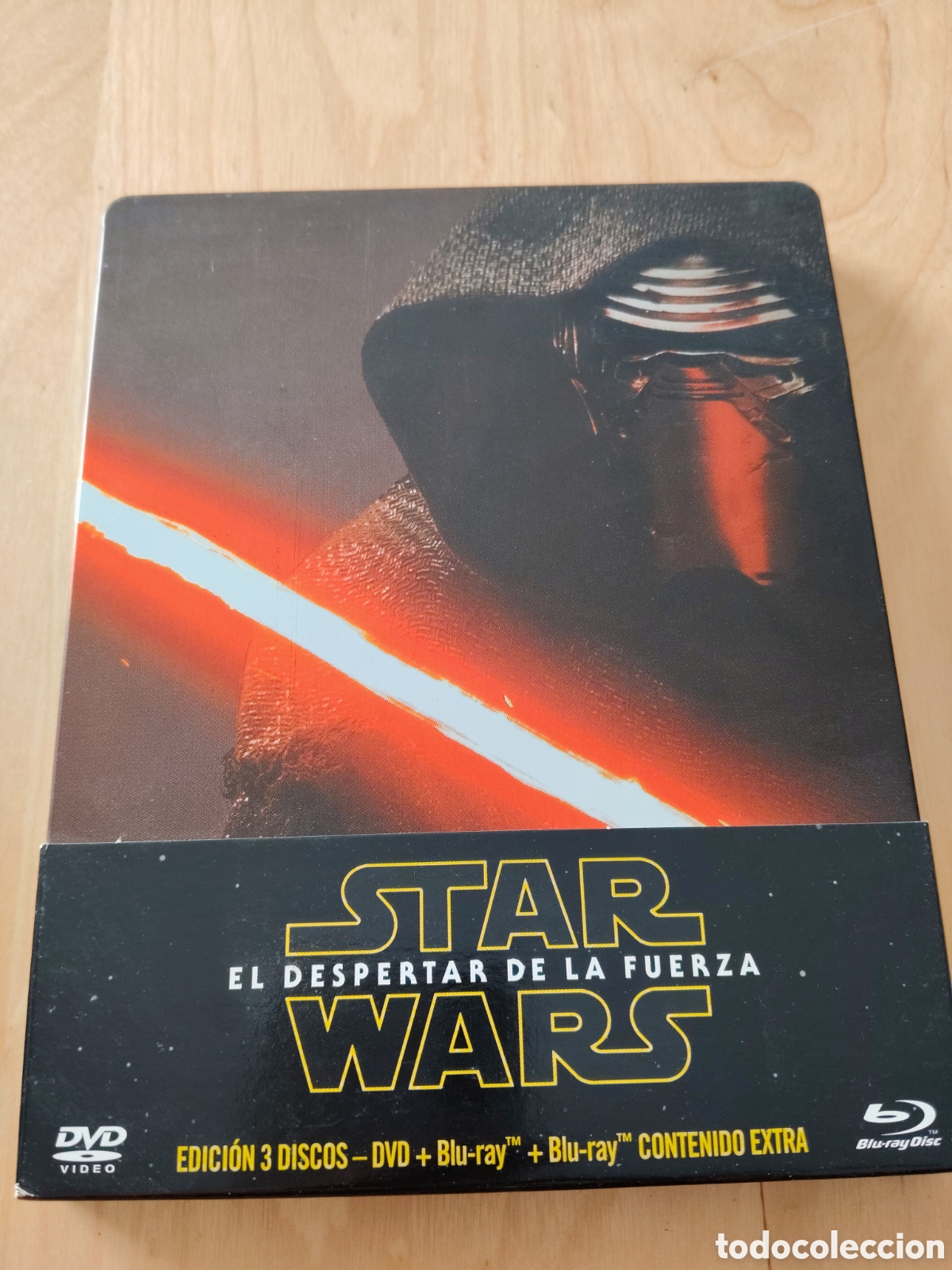 Cine: RB21 star wars el despertar de la fuerza edici&oacute;n steelbook BLURAY SEGUNDAMANO