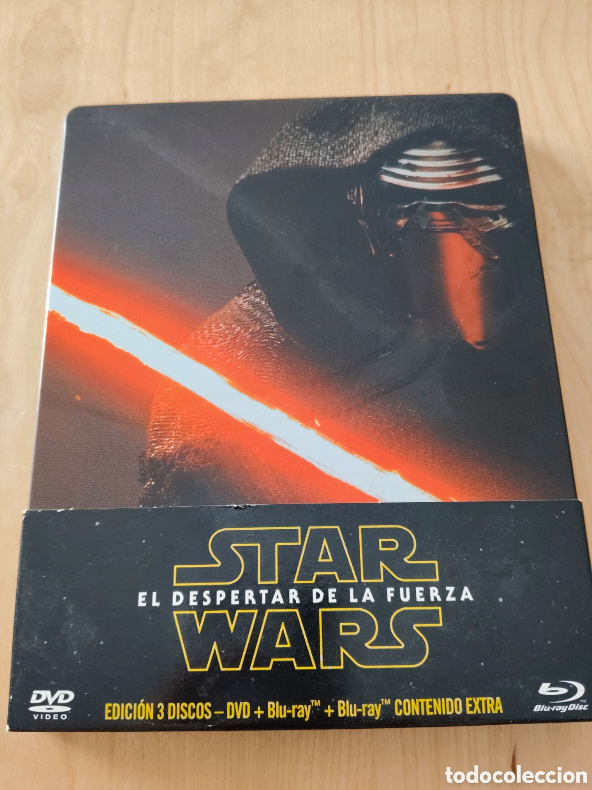 Cine: RB28 star wars el despertar de la fuerza steelbook BLURAY SEGUNDAMANO