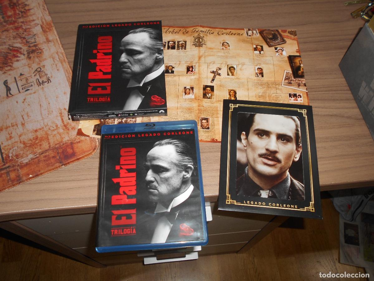 Cine: Trilogia Completa EL PADRINO 4 Edicion Especial 4 BLU-RAY DISC + POSTER + POSTALES