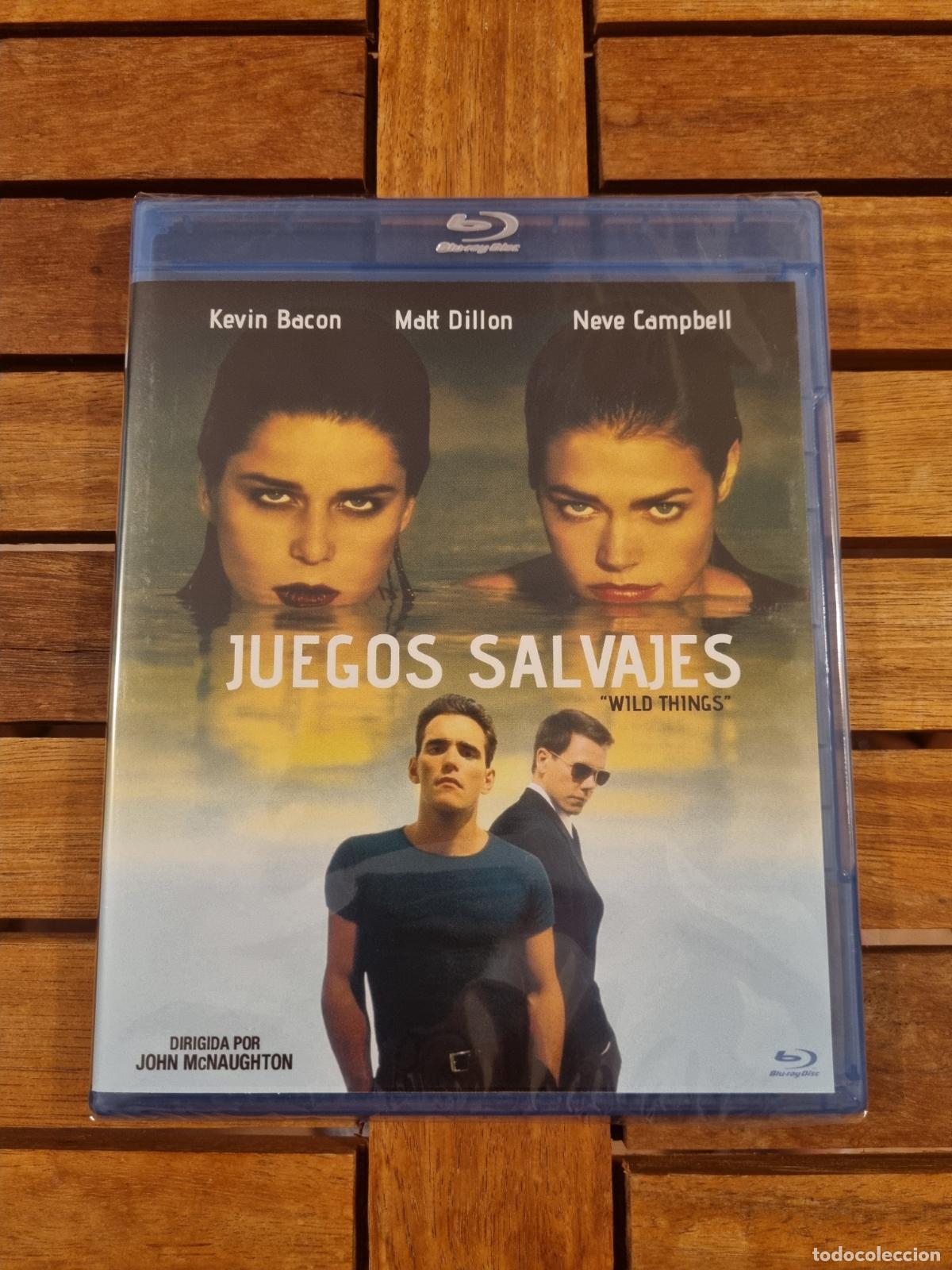 Cine: Juegos salvajes - Blu-ray nuevo - Wild things - Kevin Bacon y Neve Campbell