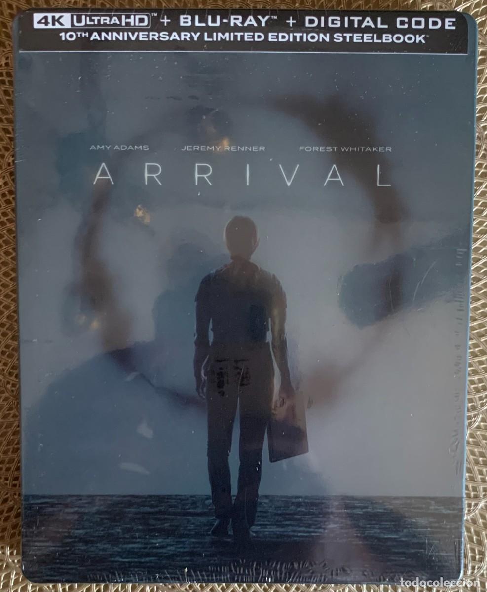 Cine: LA LLEGADA (THE ARRIVAL DENNIS VILLENEUVE,2016).EDICION LIMITADA METALICA 4K+BL