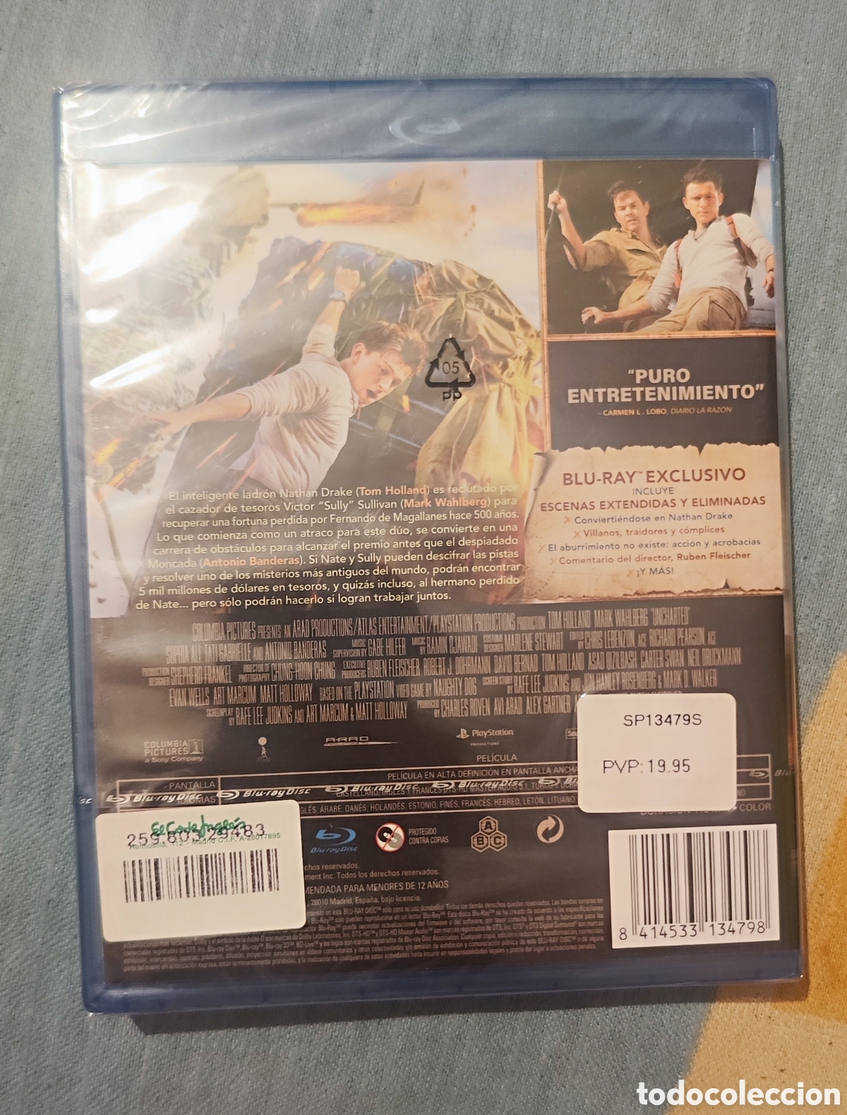 Cine: Uncharted Bluray Precintado - Foto 2