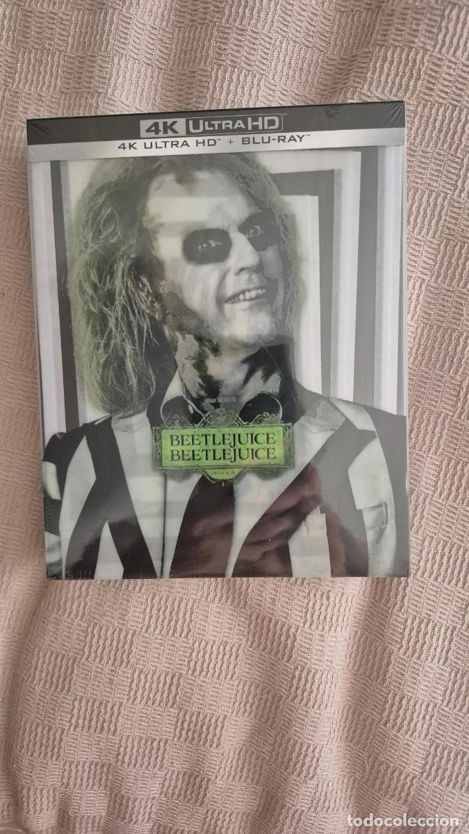 Cine: Bitelchus, Bitelchus 4k ultra HD + Blu Ray Steelbook precintada Tim Burton Michael Keaton