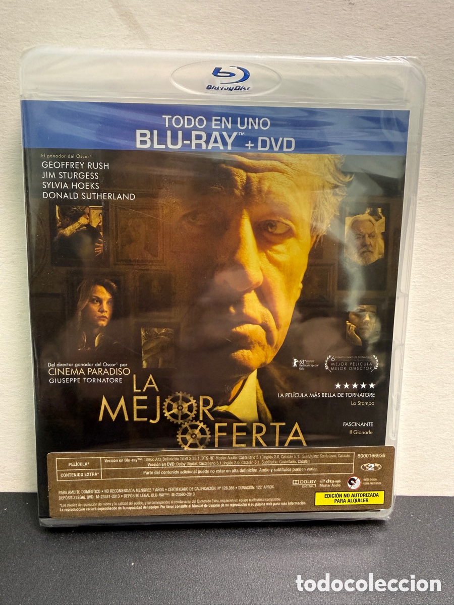 Cine: La Mejor Oferta (Blu-ray) *Precintado*