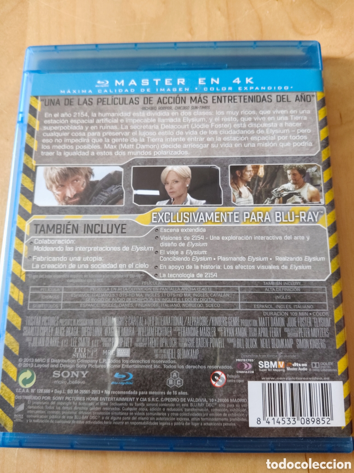 Cine: RB31 elysium BLURAY SEGUNDAMANO - Foto 2