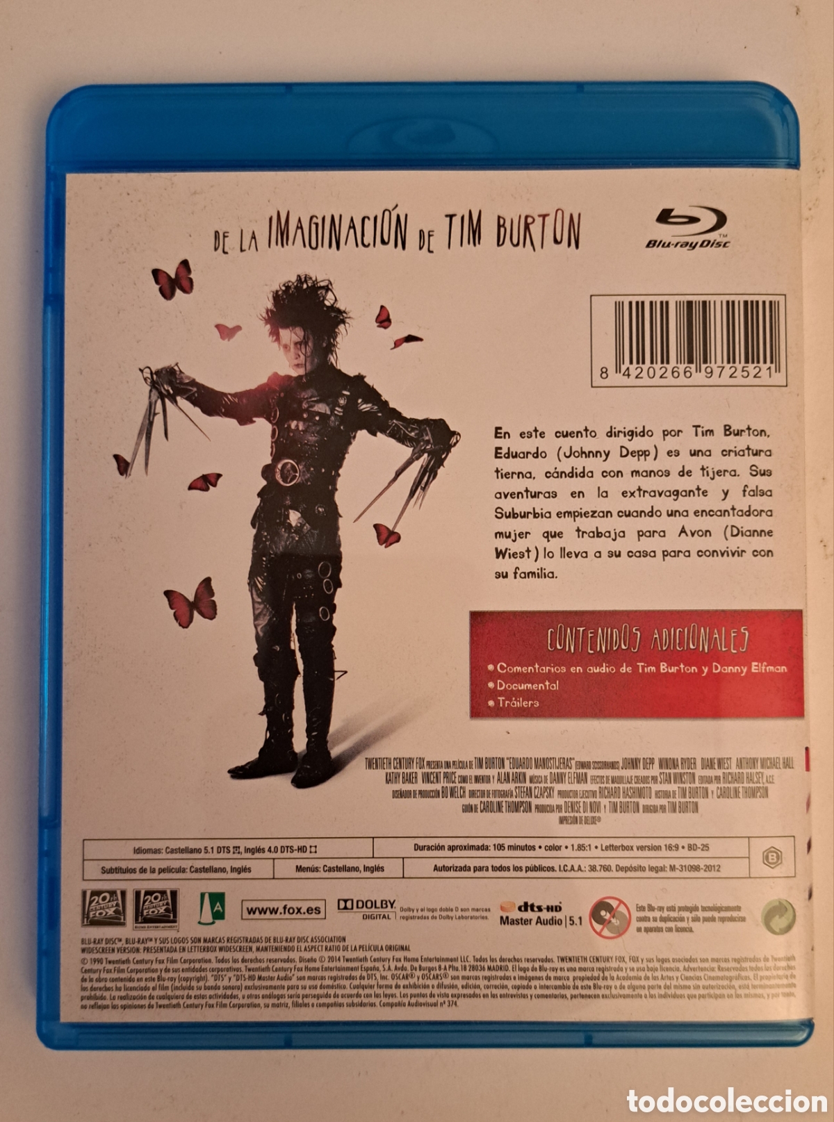 Cine: Eduardo Manostijeras (Blu-ray) - Foto 2