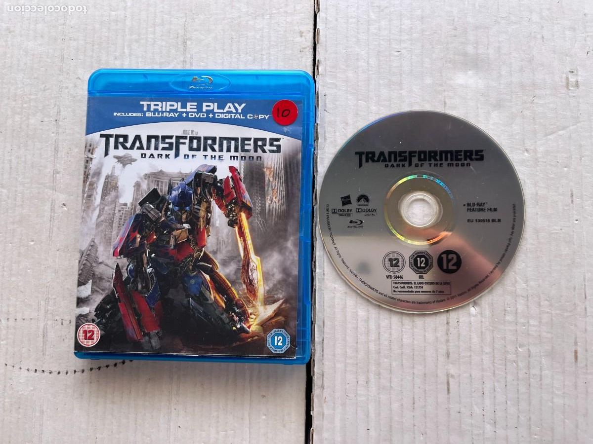Cine: TRANSFORMERS DARK OF THE MOON - PELICULA BRAY BLURAY KREATEN